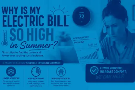 Austin Summer, High Electric Bills, AC